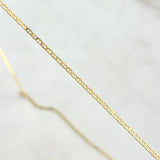 Cadena Escalera 1.2gr / 45cm / 1.2mm Oro Amarillo +3 18K *
