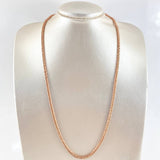 Cadena Franco 9.3gr / 60cm / 3mm Oro Rosa +4