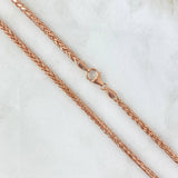 Cadena Franco 9.3gr / 60cm / 3mm Oro Rosa +4