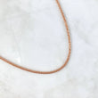 Cadena Franco 9.3gr / 60cm / 3mm Oro Rosa +4