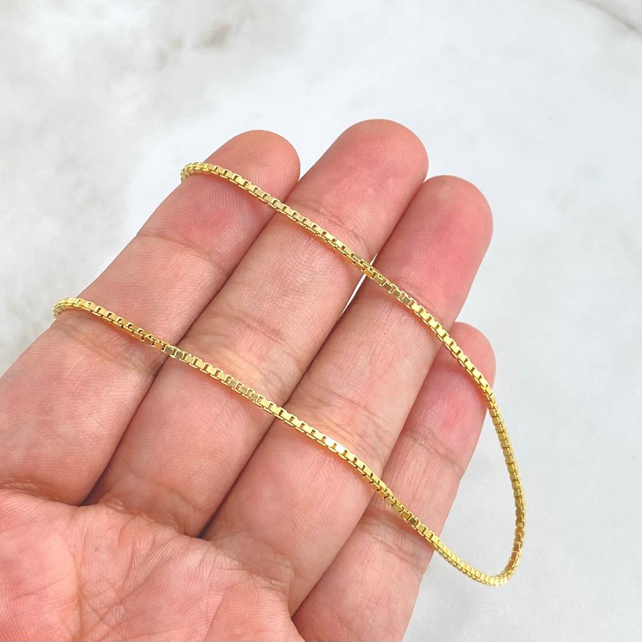 Cadena Veneciana 9.25gr / 60cm / 2mm Oro Amarillo +3 18K *