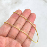 Cadena Veneciana 9.25gr / 60cm / 2mm Oro Amarillo +3 18K *