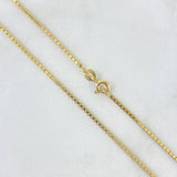 Cadena Veneciana 4.8gr / 45cm / 1.9mm Oro Amarillo +3 18K *