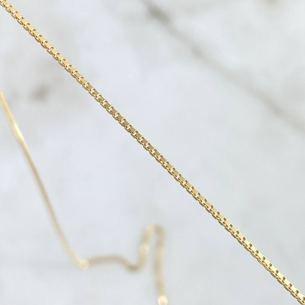 Cadena Veneciana 4.45gr / 60cm / 1mm Oro Amarillo +3