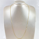 Cadena Veneciana 4.45gr / 60cm / 1mm Oro Amarillo +3