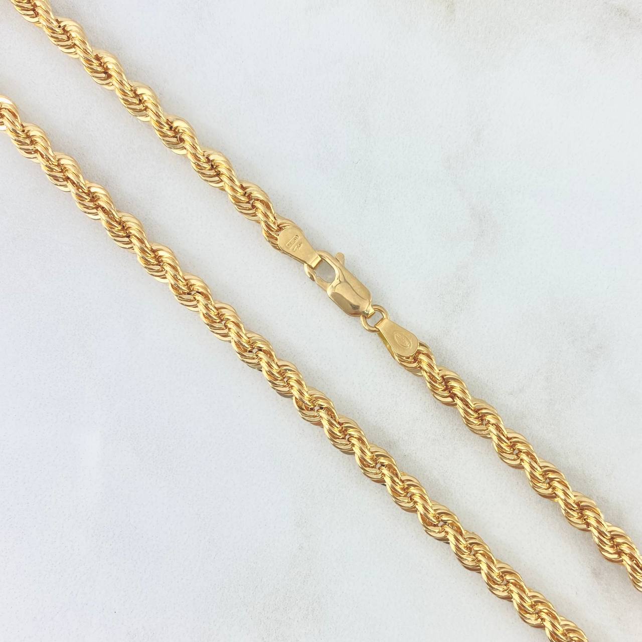 Cadena Lazo 15.7gr / 65cm / 4.5mm Oro Amarillo +3