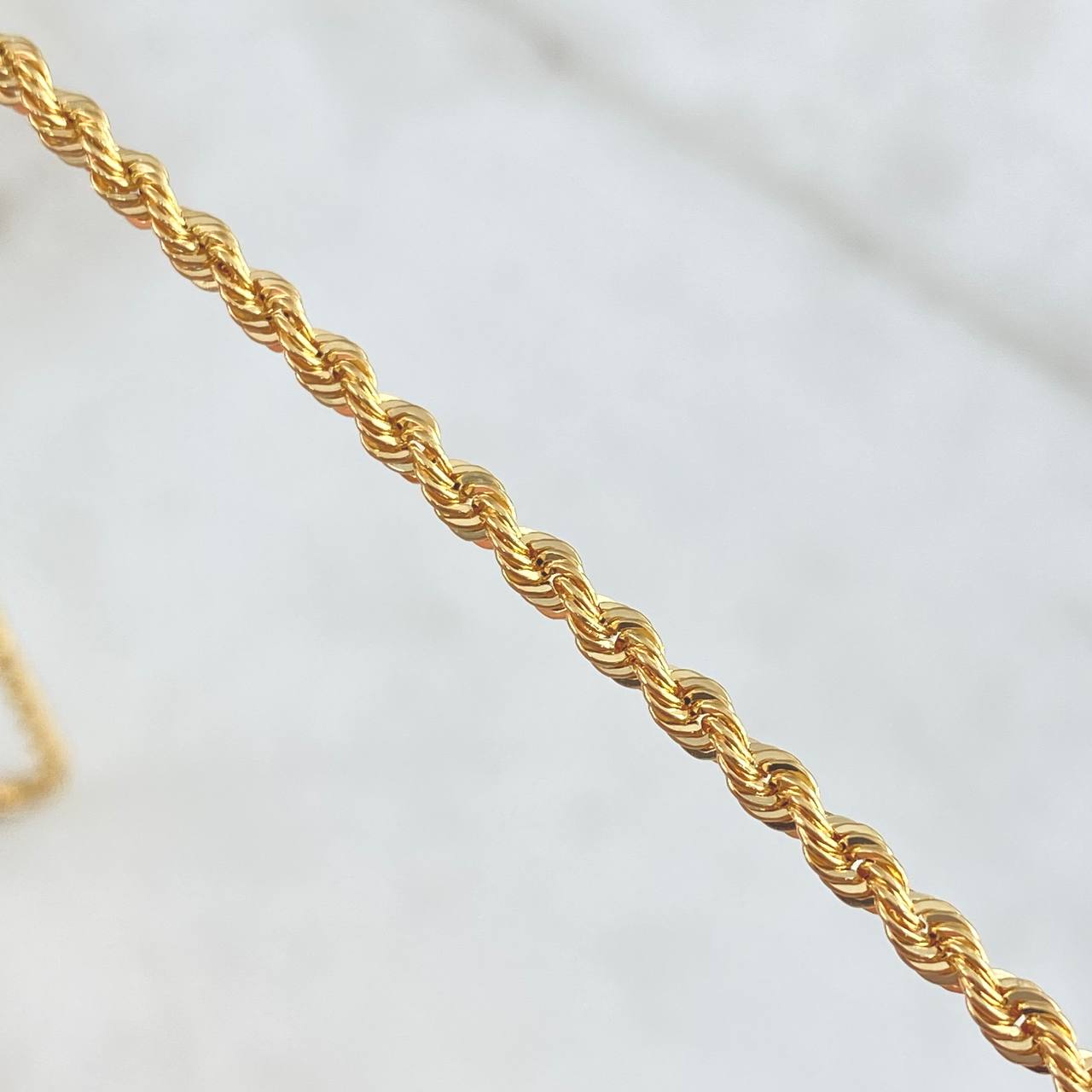 Cadena Lazo 6.25gr / 65cm / 3mm Oro Amarillo +3