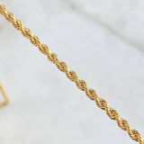 Cadena Lazo 6.25gr / 65cm / 3mm Oro Amarillo +3