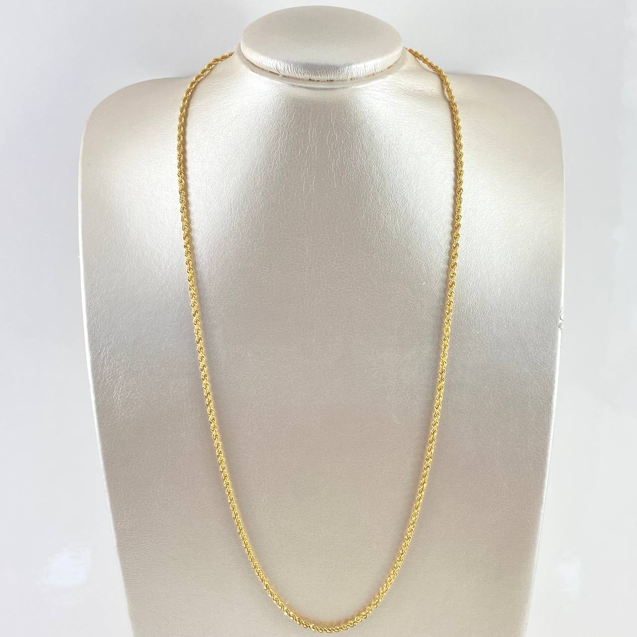 Cadena Lazo 6.25gr / 65cm / 3mm Oro Amarillo +3