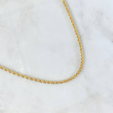 Cadena Lazo 6.25gr / 65cm / 3mm Oro Amarillo +3