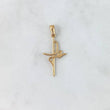 Dije de Fe 1.05gr / 3cm / Liso Oro Amarillo