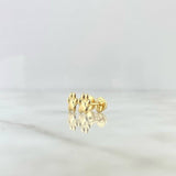 Topos Huella 0.65gr / 7mm Oro Amarillo ©