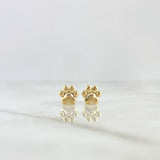 Topos Huella 0.7gr / 7mm Oro Amarillo *