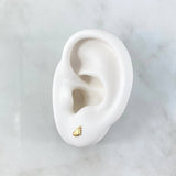 Topos Huella Pie 0.5gr / 6.5mm Oro Amarillo *