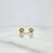 Topos Cruz 0.7gr / 0.9cm Circones Verde Oro Amarillo