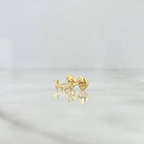 Topos Cruz 0.45gr / 8mm Oro Amarillo 18K ©