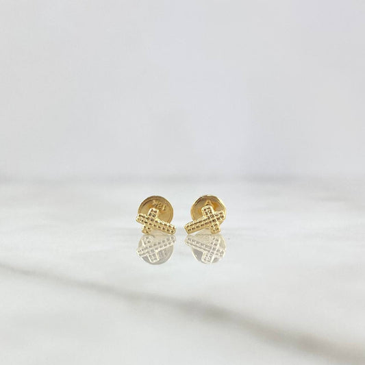 Topos Cruz 0.45gr / 7.9mm Oro Amarillo 18K