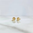 Topos Rayo 0.5gr / 6mm Diamantada Oro Amarillo 18K