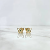Topos Mariposa Silueta 0.75gr / 6mm Circones Blancos y Verde Oro Amarillo ©