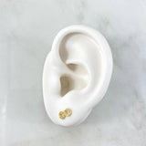 Topos Infinito 0.95gr / 9mm Circones Blancos Oro Amarillo *