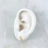 Topos Mano Hamsa Silueta 0.5gr / 7.5mm Oro Amarillo ©