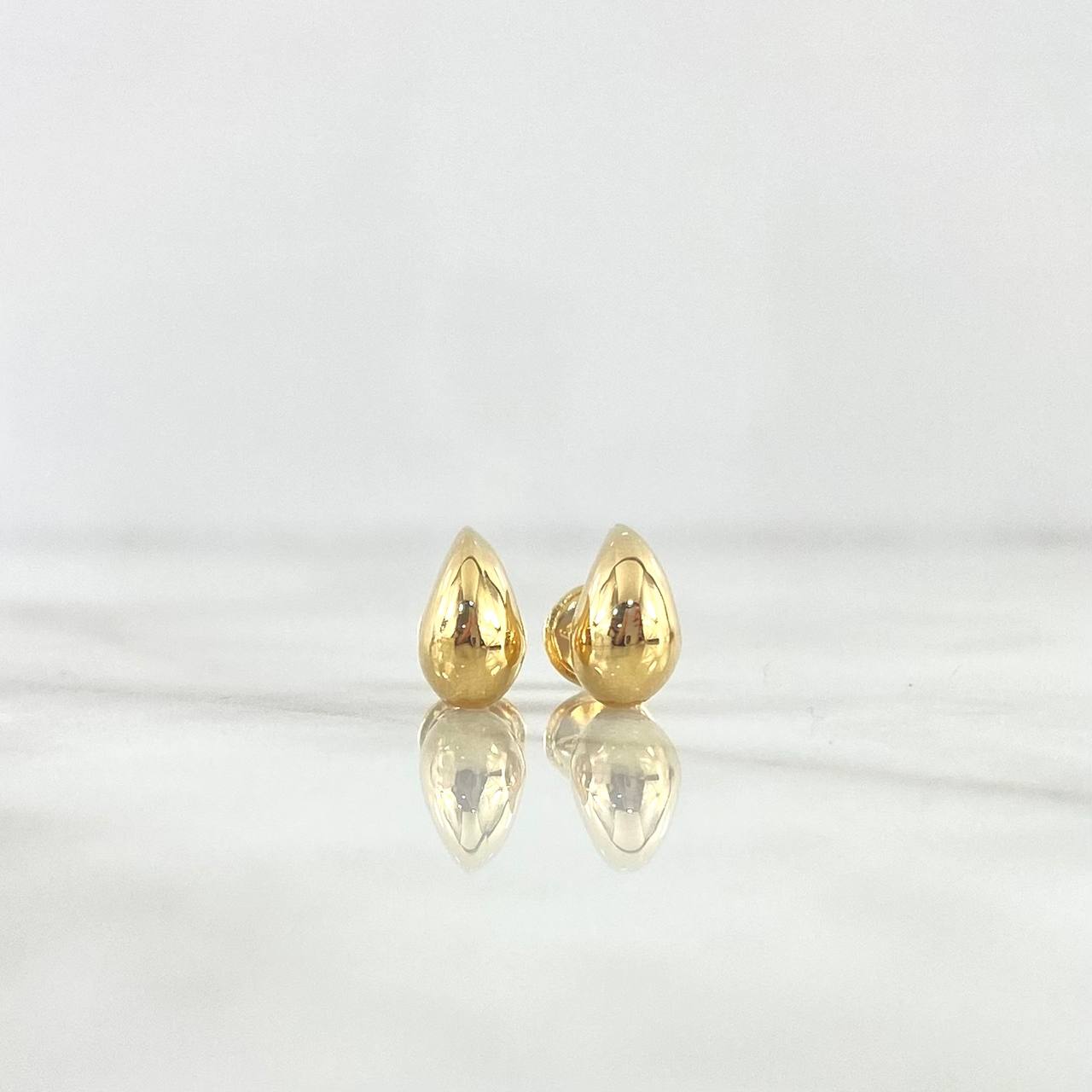 Topos Gota 0.9gr / 1cm / Lisas Oro Amarillo 18K