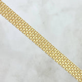 Pulso Chino 10.45gr / 21cm / 7.5mm Oro Amarillo +0 18K ©