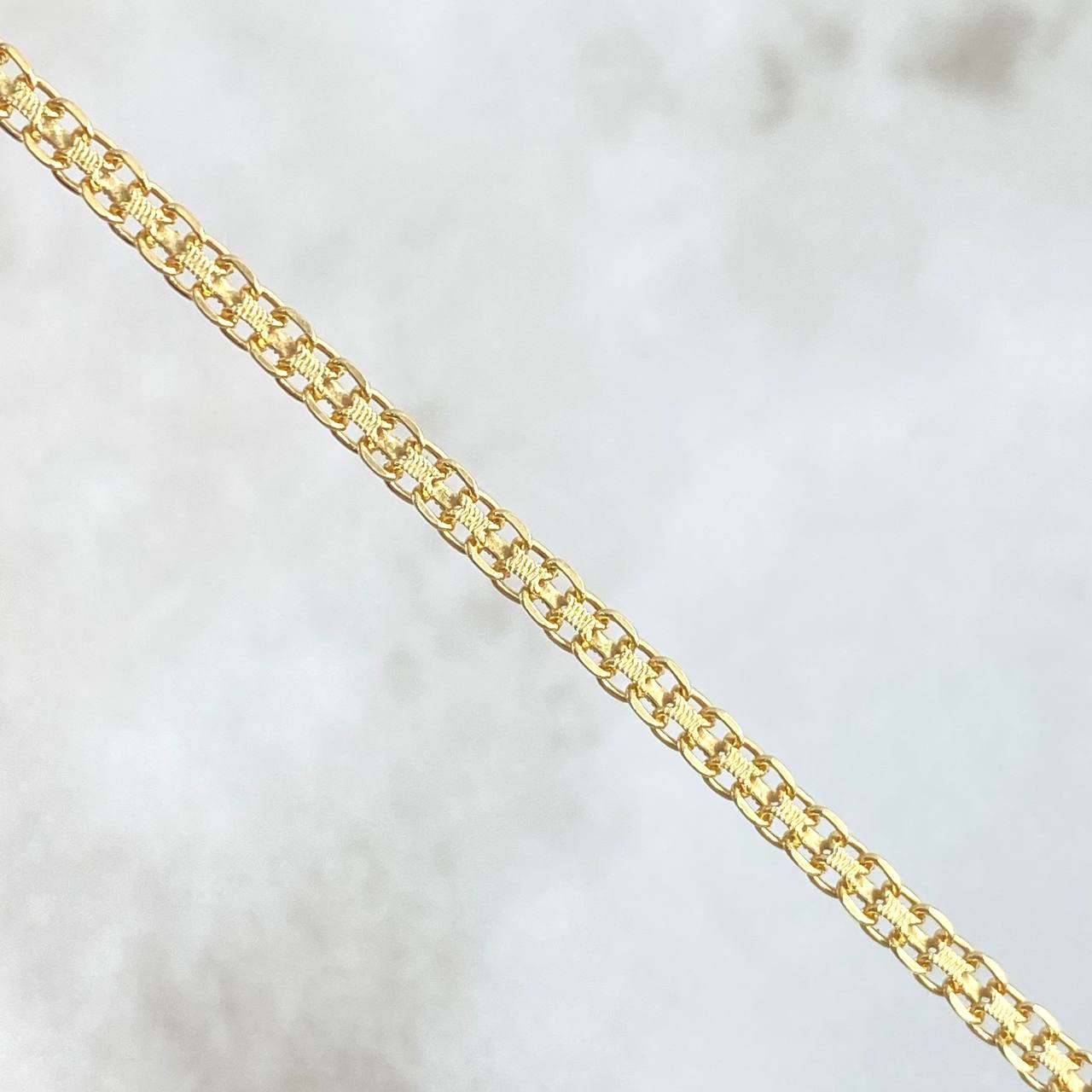 Pulso Chino 2gr / 18.5cm / 2.2mm +1  Oro Amarillo 18K *