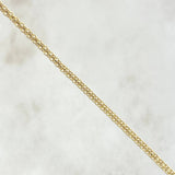 Pulso Chino 1.25gr / 19cm / 1.5mm Oro Amarillo +1 18K