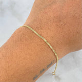 Pulso Chino 1.25gr / 19cm / 1.5mm Oro Amarillo +1 18K