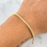Pulso Lazo 1.9gr / 19cm / 2.7mm Oro Amarillo +3 18K