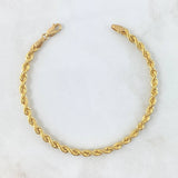 Pulso Lazo 3.45gr / 20cm / 4mm Oro Amarillo +3