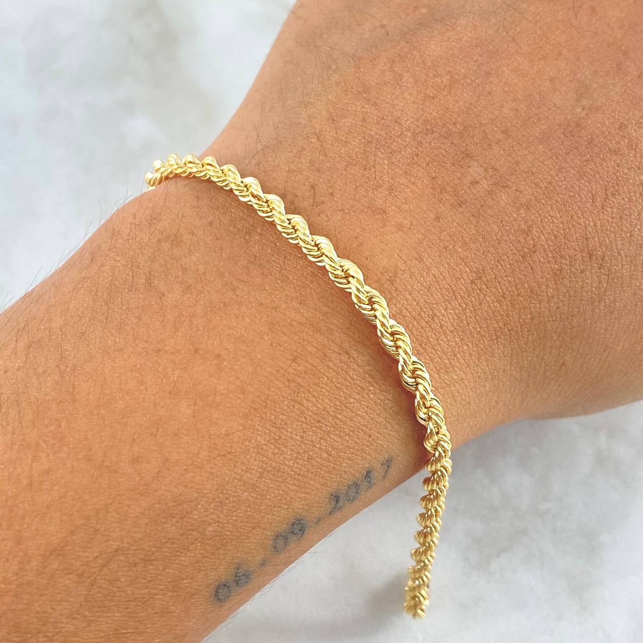 Pulso Lazo 3.1gr / 19.5cm / 3.2mm Oro Amarillo +3 18K ©