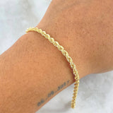 Pulso Lazo 3.1gr / 19.5cm / 3.2mm Oro Amarillo +3 18K ©