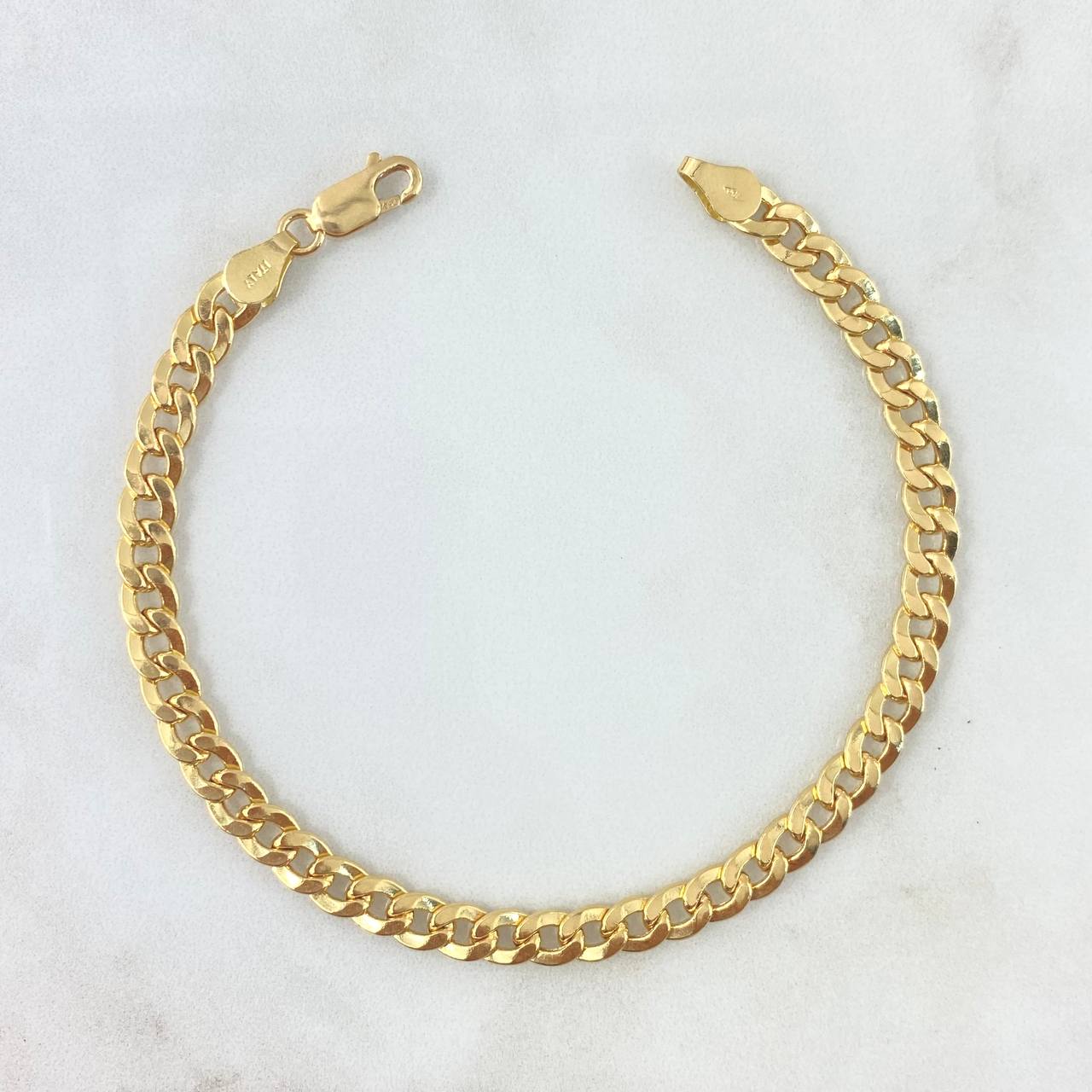 Pulso Cubano 8.85gr / 21cm / 6mm Oro Amarillo +0 18K
