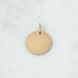 Dije Placa Circulo 2.2gr / 2.6cm / Liso Oro Amarillo