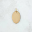 Dije Placa Ovalo 1.85gr / 3.4cm / Liso Oro Amarillo