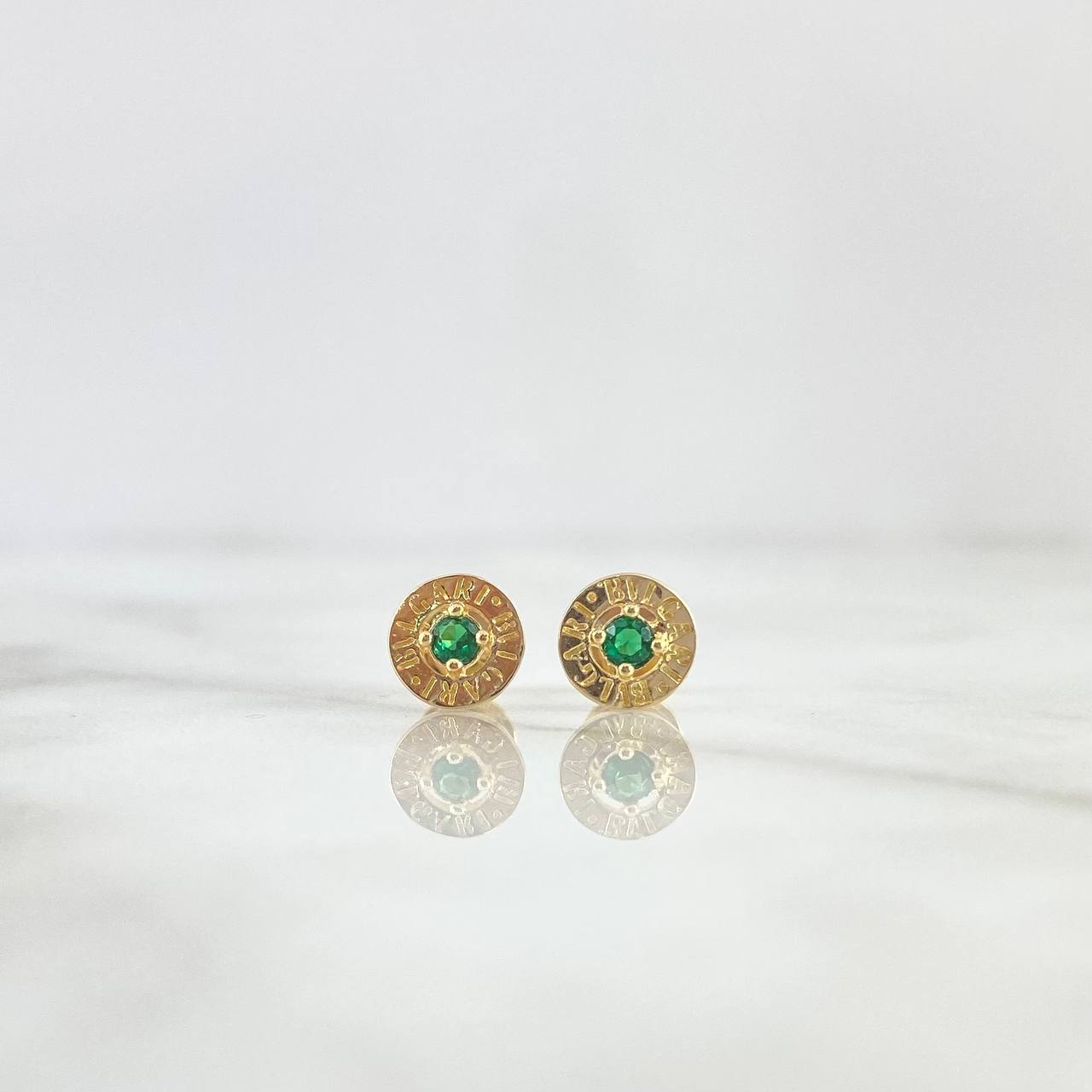 Topos Rustico 1.1gr / 7mm Circon Verde Oro Amarillo