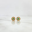 Topos Rustico 1.1gr / 7mm Circon Verde Oro Amarillo