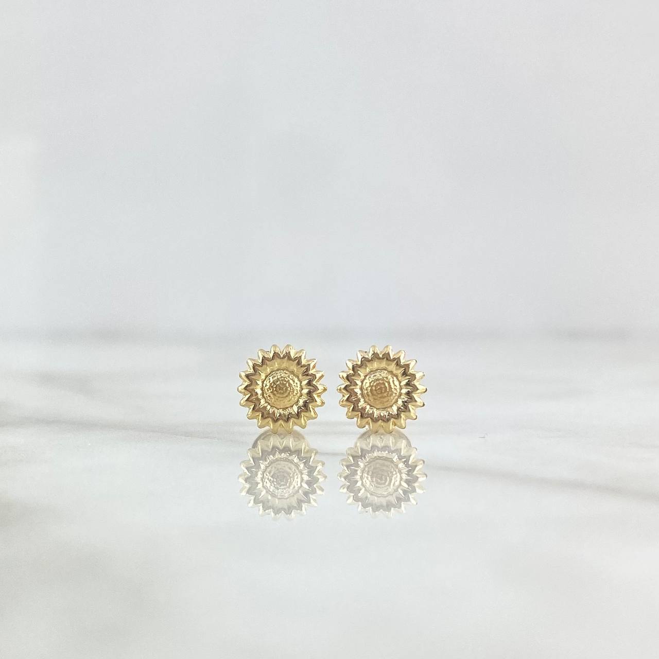 Topos Girasol 0.7gr / 7mm Oro Amarillo