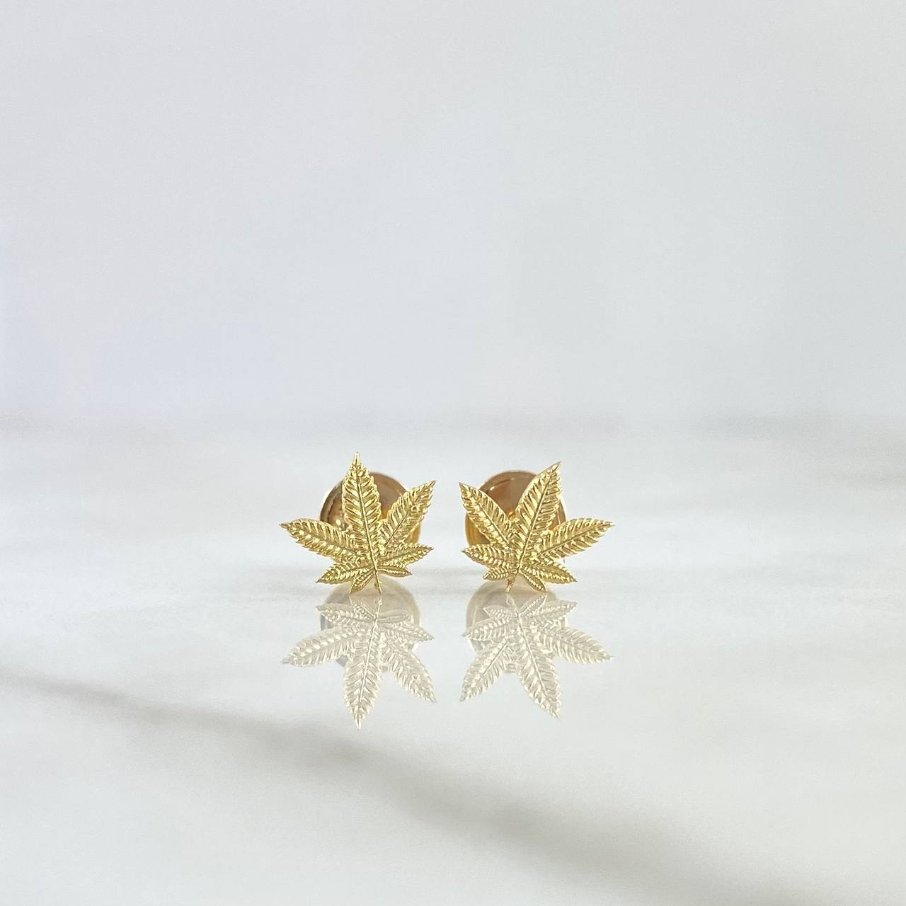 Topos Hoja 0.85gr / 6mm Oro Amarillo