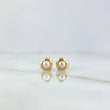 Topos Corazón Perlado 0.7gr / 6mm Oro Amarillo