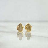 Topos Mano Hamsa Texturizada 0.55gr / 7mm Oro Amarillo