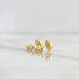 Topos Ojos Santa Lucía 0.5gr / 3mm Oro Amarillo ©