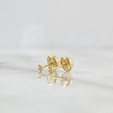 Topos Circulo 0.35gr / 2.5mm Diamantados Oro Amarillo 18K *
