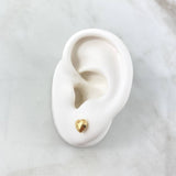 Topos Corazón 0.65gr / 6mm (Globo) Oro Amarillo *