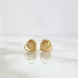 Topos Corazón Girasol 0.85gr / 6.5mm Girasol Central Oro Amarillo *