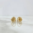Topos Corazón Alambrado 0.8gr / 8mm Circon Blanco Oro Amarillo ©