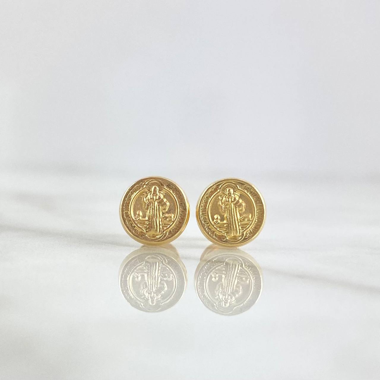 Topos San Benito 0.8gr / 7.2mm Oro Amarillo 18K ©