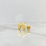 Topos San Benito 0.8gr / 7.2mm Oro Amarillo 18K ©